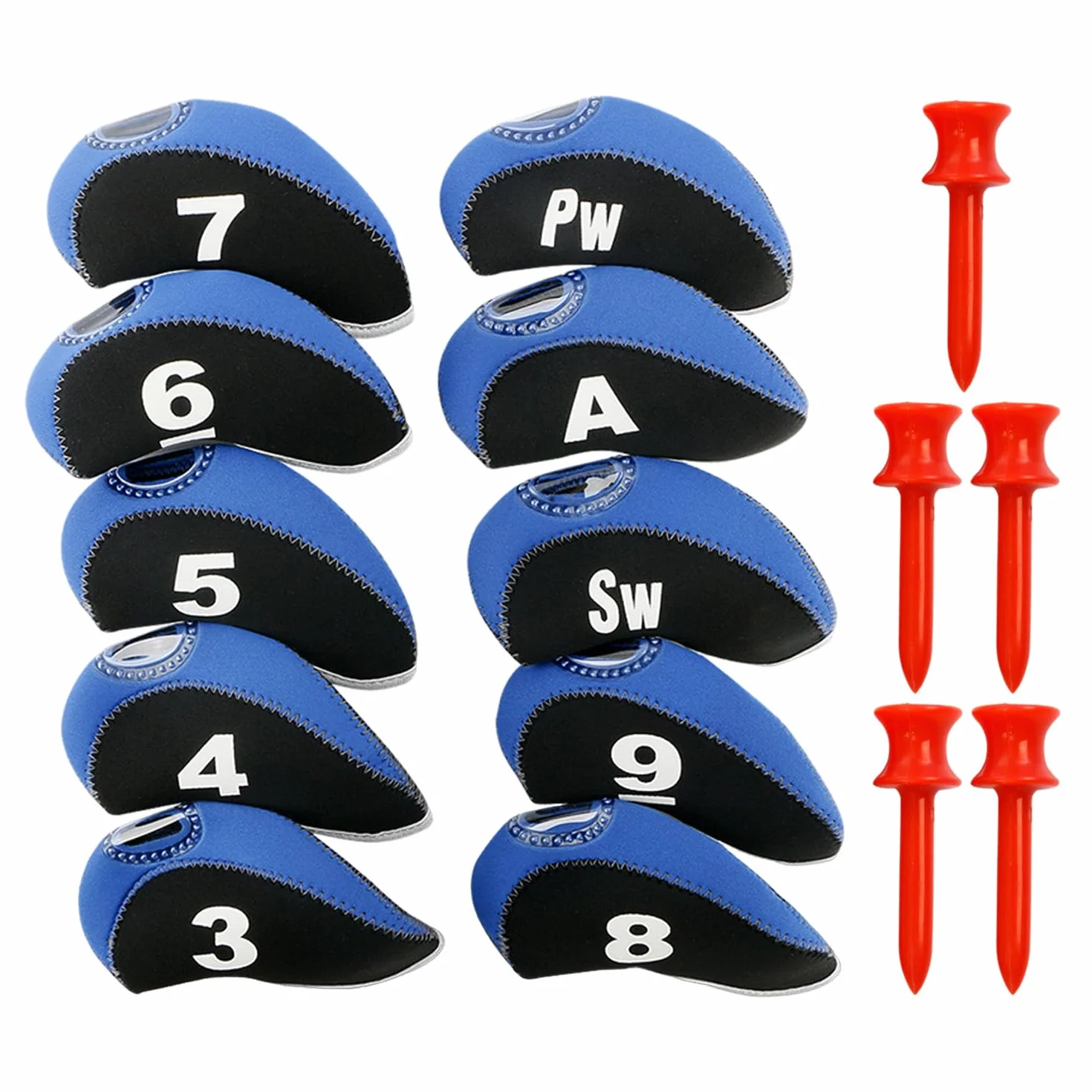 Fundas para Cabezas de Palos de Golf, 5 Clavos de Goma, Funda de Transporte