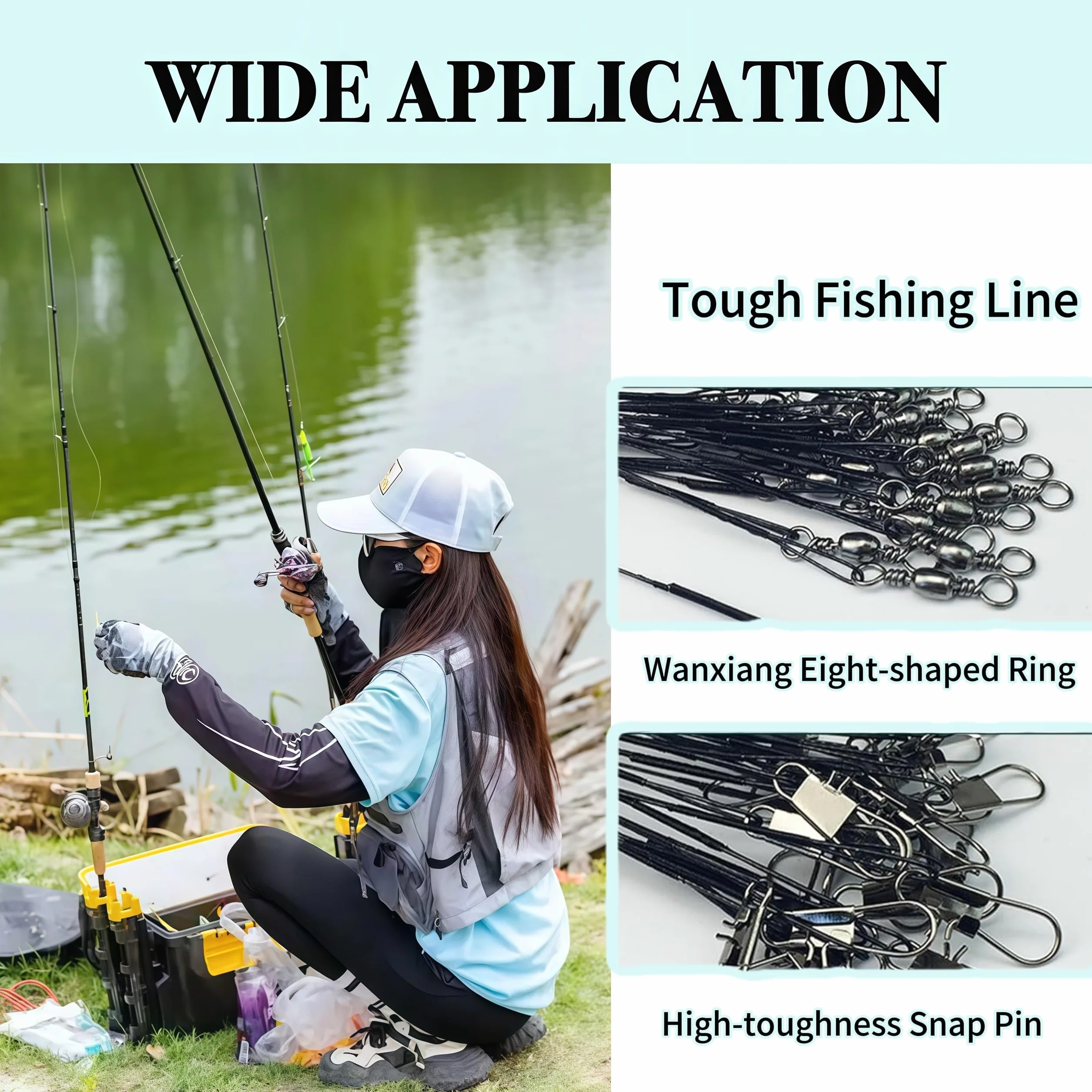 70 accesorios de pesca, señuelos flexibles para peces de agua dulce
