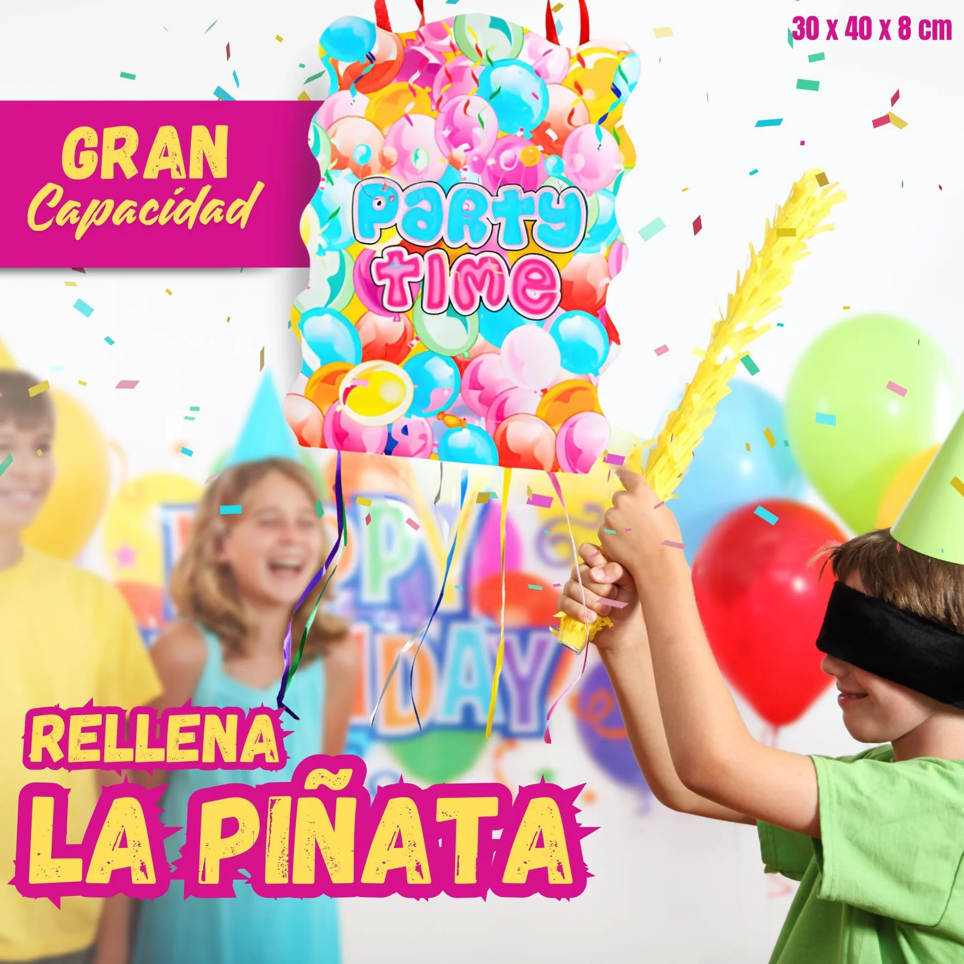 SIDRAL .275 chuches variadas+piñata+mochila para llevar chuches :Cañas y sobres Sidral, chocolate, gominolas, caramelos blandos rellenos gel de frutas - Perfectas para Regalar.