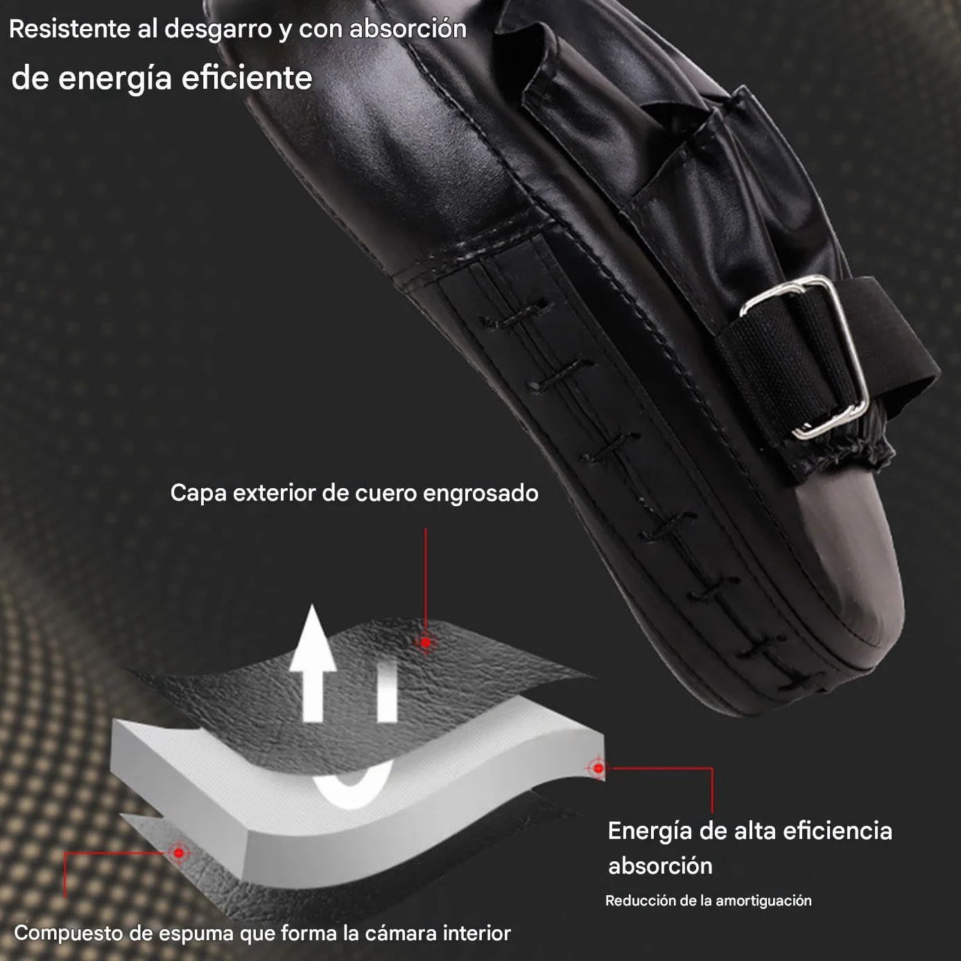Almohadillas de Boxeo Curvo para Entrenamiento de Artes Marciales Muay Thai Kickboxing