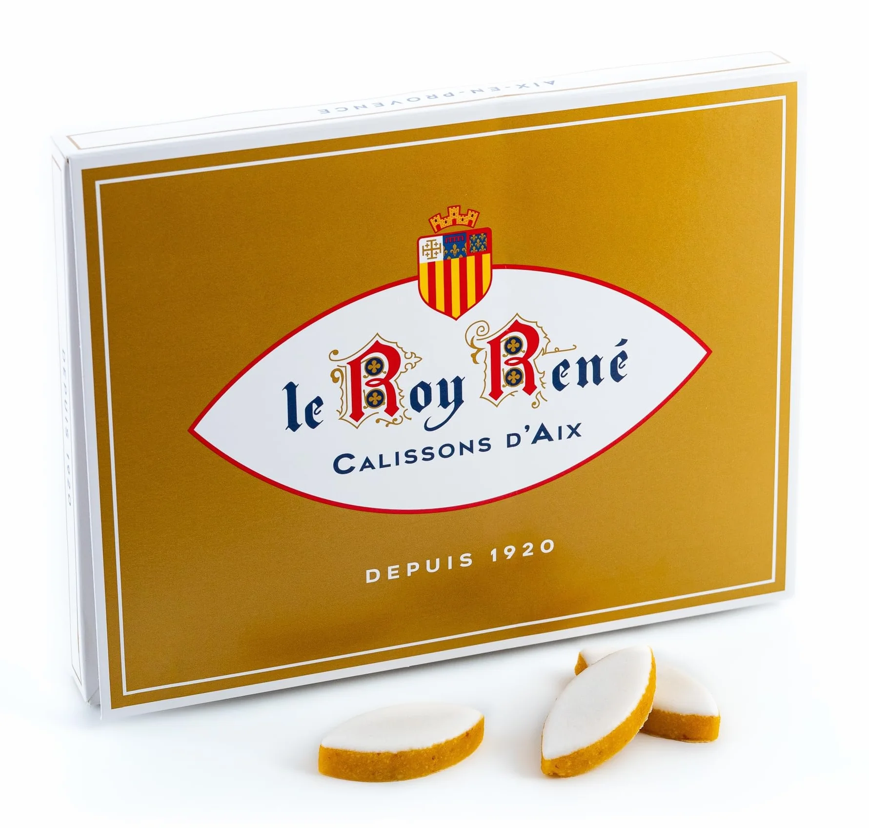 LE ROY RENÉ Epicerie Fine - Caja rectangular Calissons d'Aix. (18 Calissons d'Aix.)