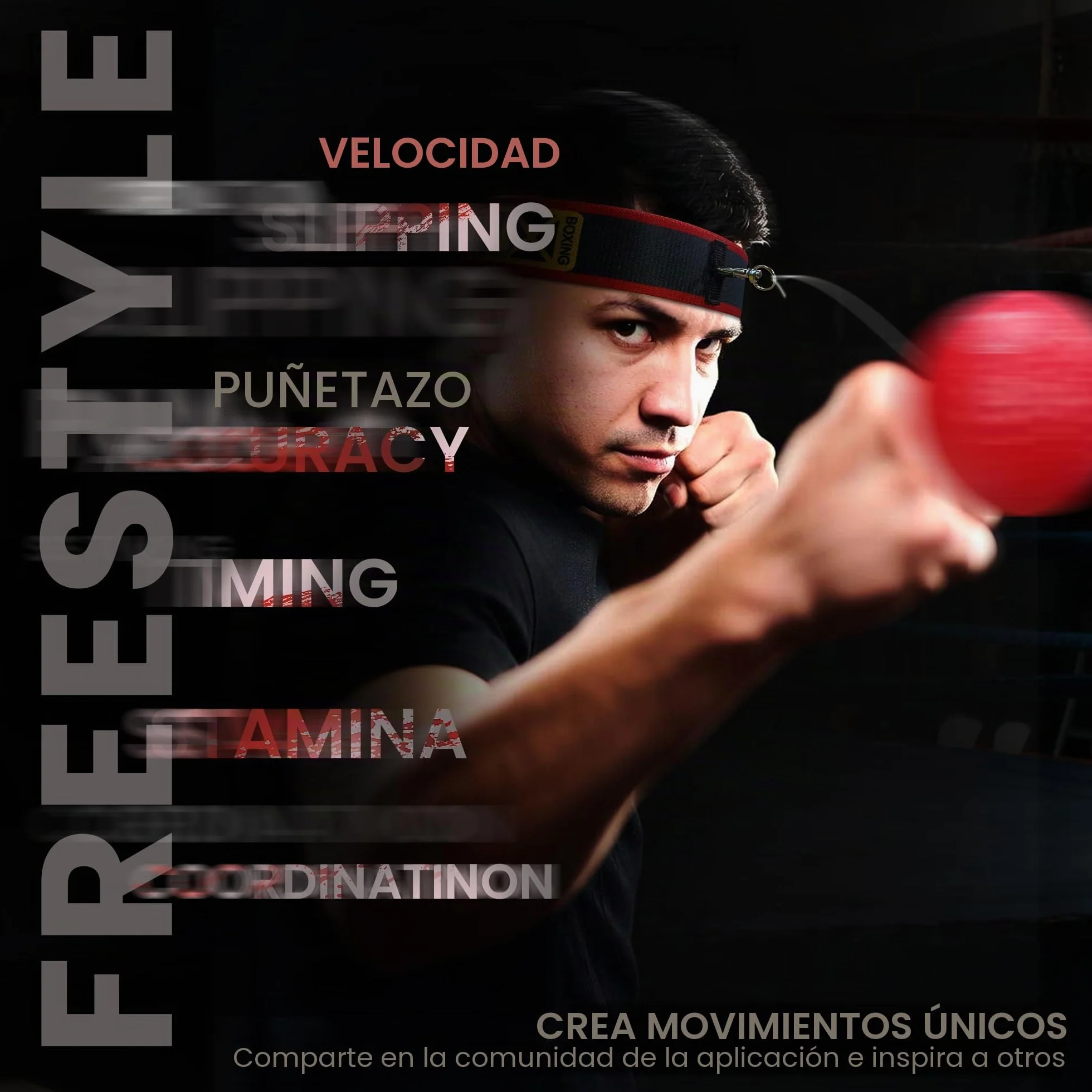 YMX Boxing Juego de Pelotas de Entrenamiento: 4 Pelotas de Reacción + 2 Diademas Ajustables
