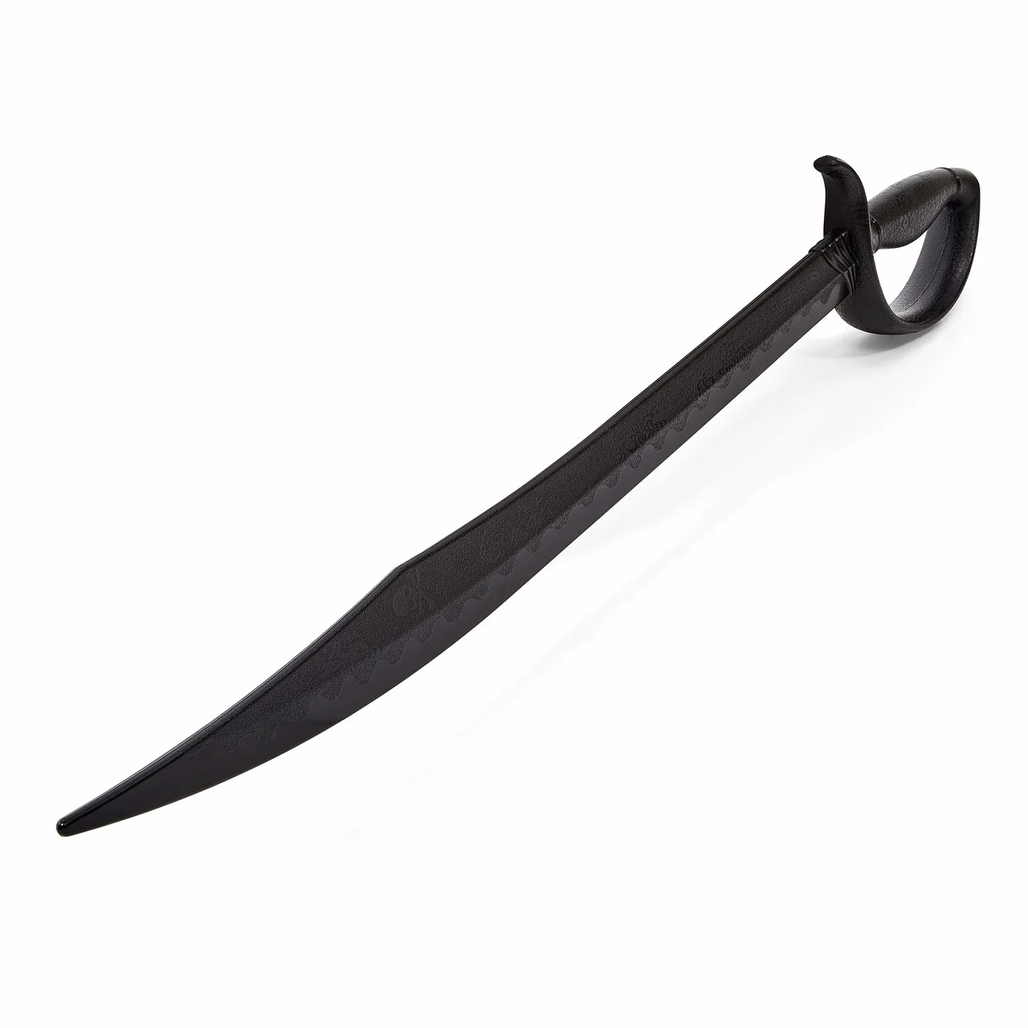Pirata Cutless Sabre Espada Entrenamiento Polipropileno Negro