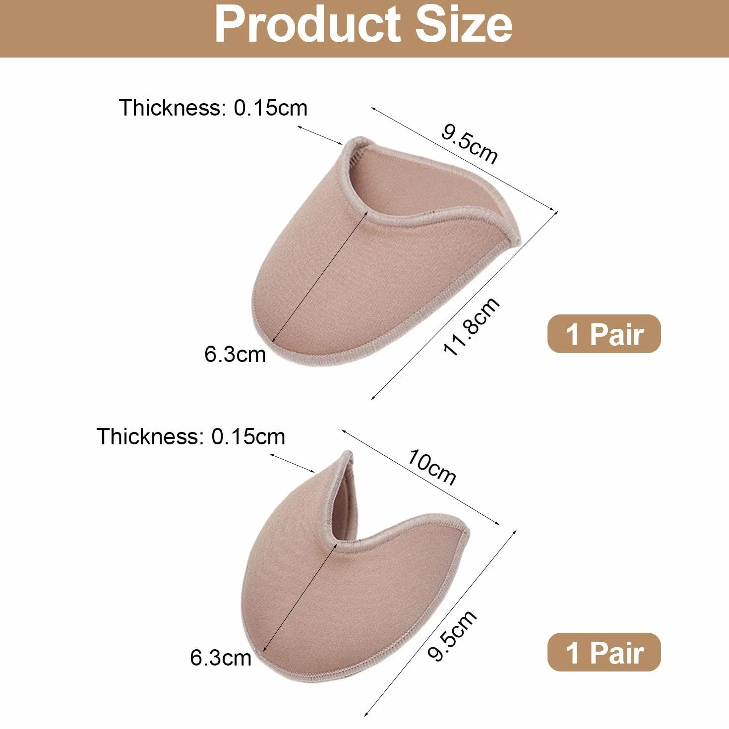 Fundas De Encaje Para Ballet, Protectores Para Los Pies, Almohadillas Suaves