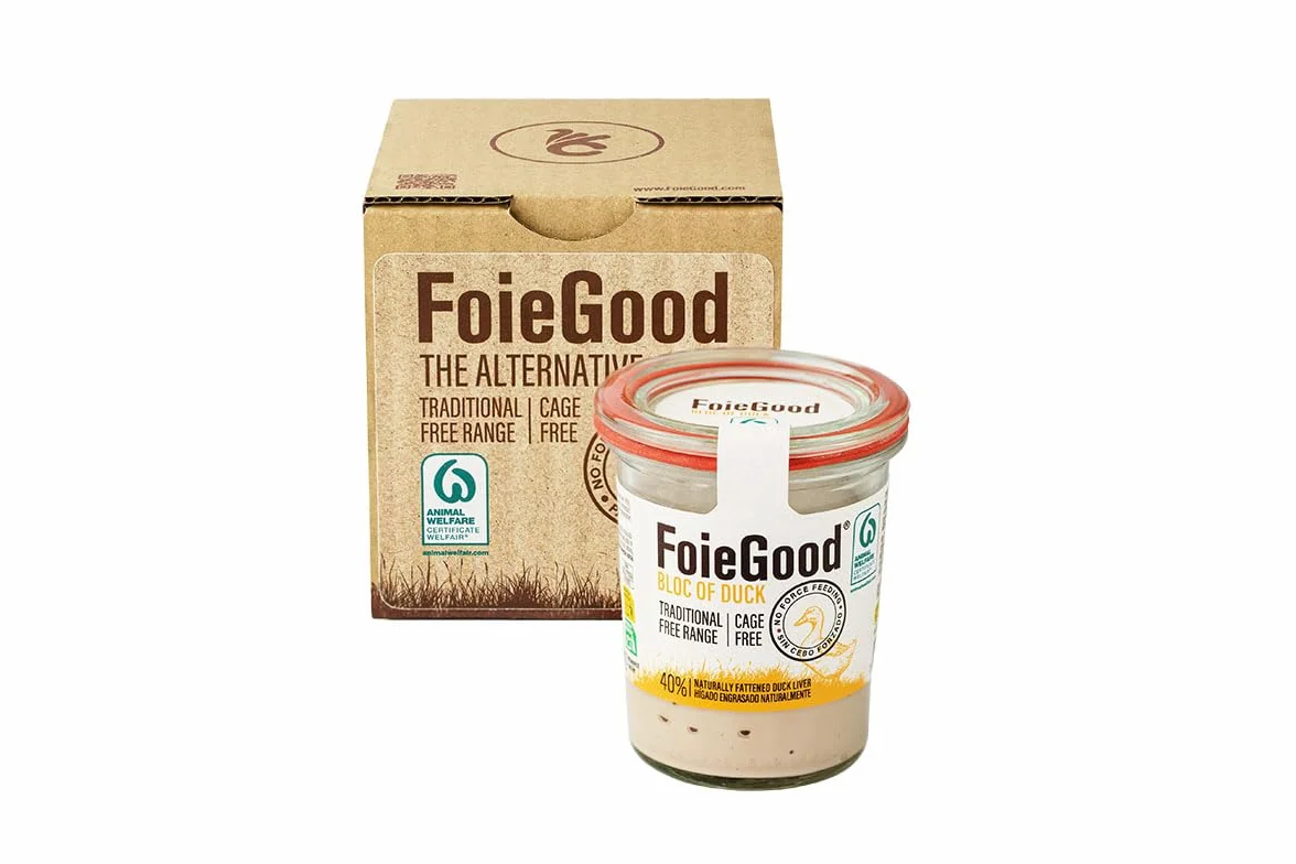 FoieGood BLOC DE PATO– Paté Untable de Hígado de Pato con Certificado Welfair® de Bienestar Animal – Textura Suave y Cremosa – Aperitivos Gourmet