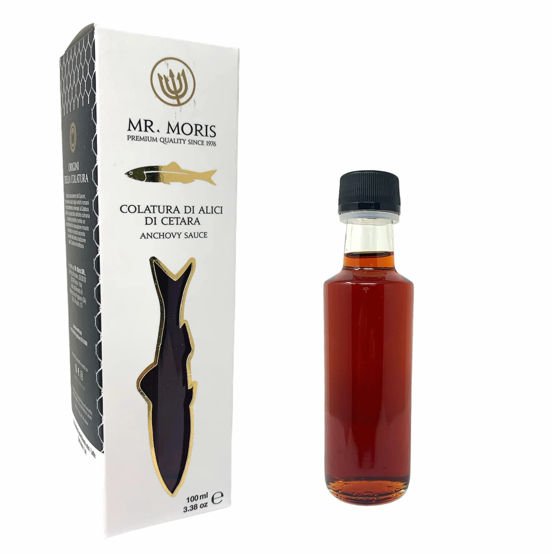 Mr. Moris │ Colatura di Alici de Cetara │ Salsa de anchoas │ Hecha en Italia │ 100 ml