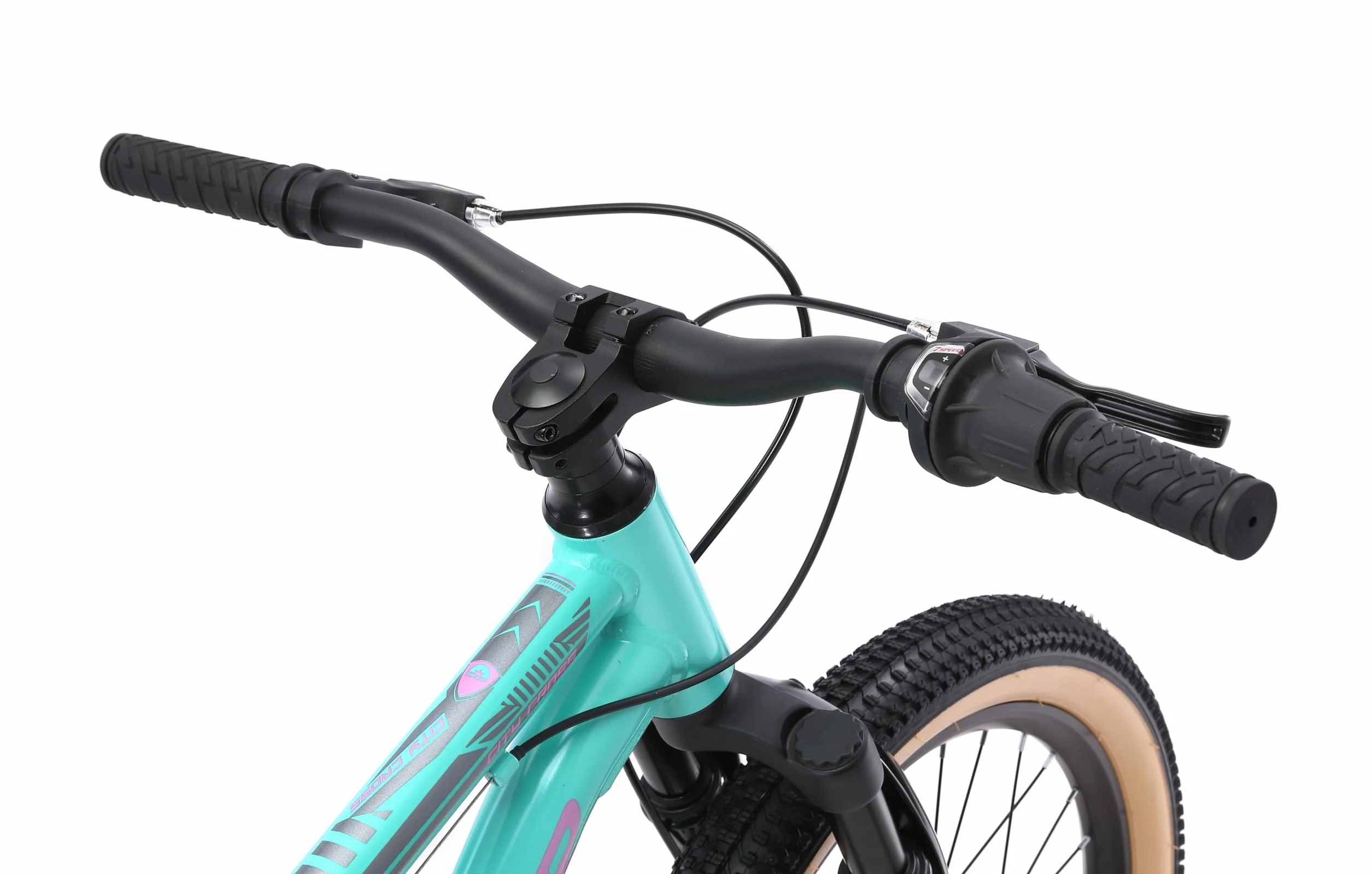 BIKESTAR Bicicleta de montaña Aluminio Suspensión Doble 20 Pulgadas 6 años Cambio Shimano 7 velocidades Freno de Disco niños