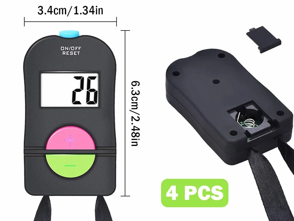 Manual Clicker Deporte 4PCS Digital Contador