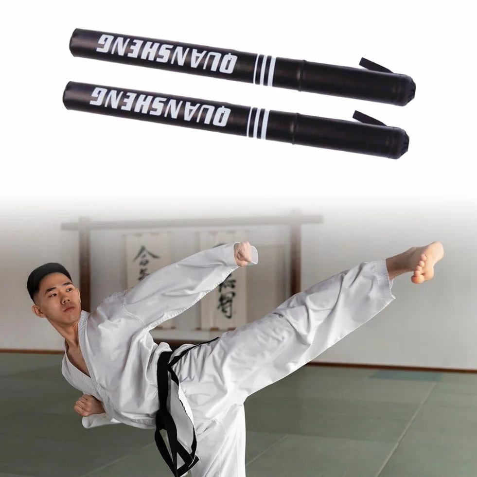 Palos de Entrenamiento de Boxeo Taekwondo, Palos de Práctica de Patadas de Cuero, Equipo de Kickboxing