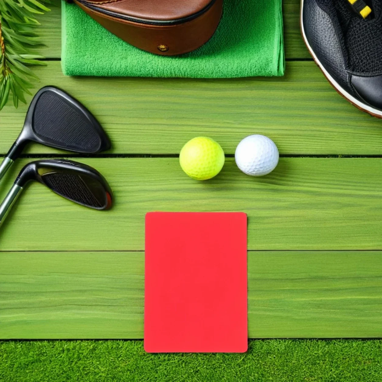 TOYANDONA Juego de 6 Tarjetas de Árbitro de Fútbol Profesional Rojo Amarillo Azul PVC