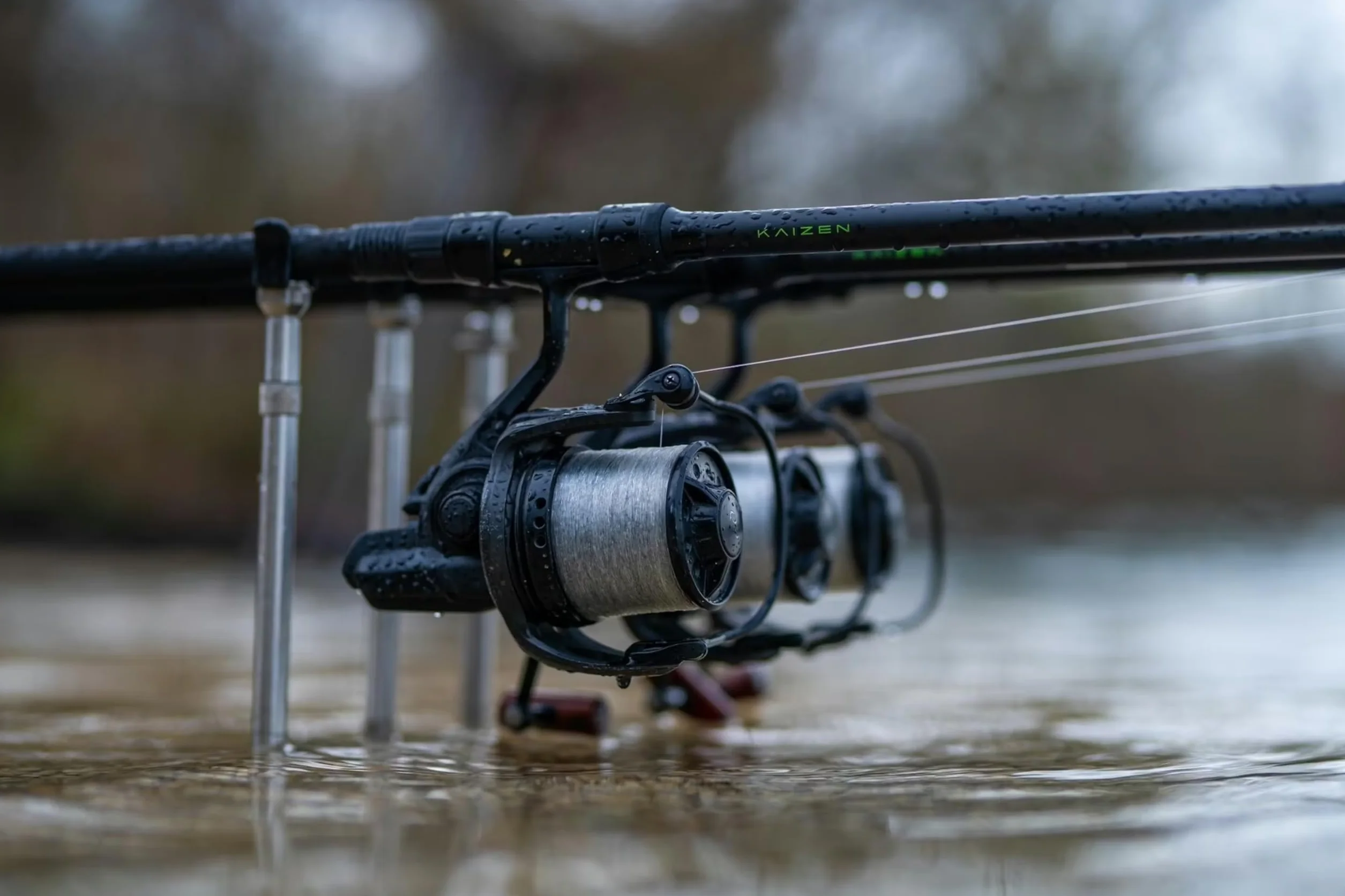 Korda Kaizen Cañas de pescar para carpas verdes gama completa tamaños potencia alto rendimiento lanzamiento largo