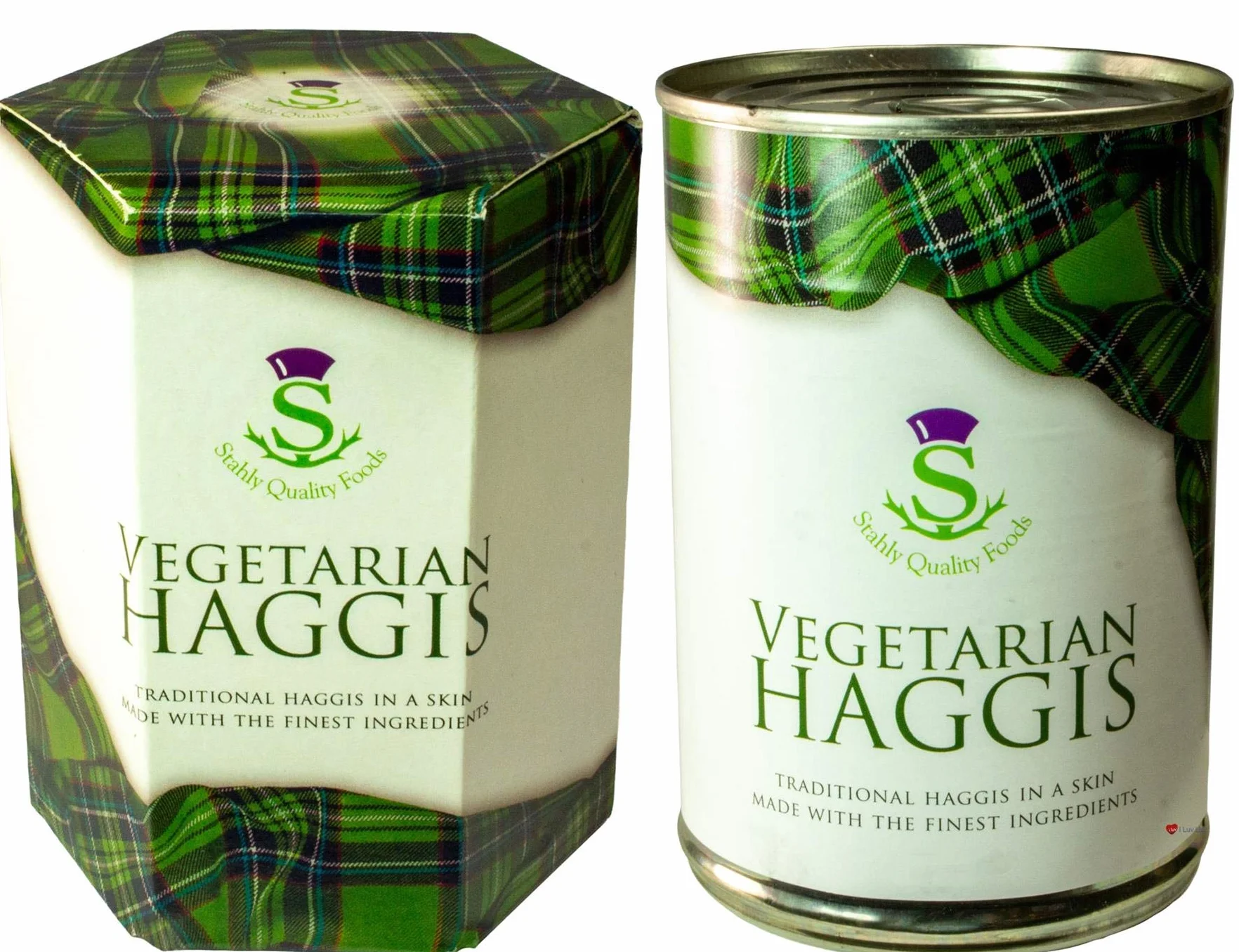 Pack de 3 Escoceses Haggis Vegetariano Comida Escocesa Regalos Plato Nacional de Escocia