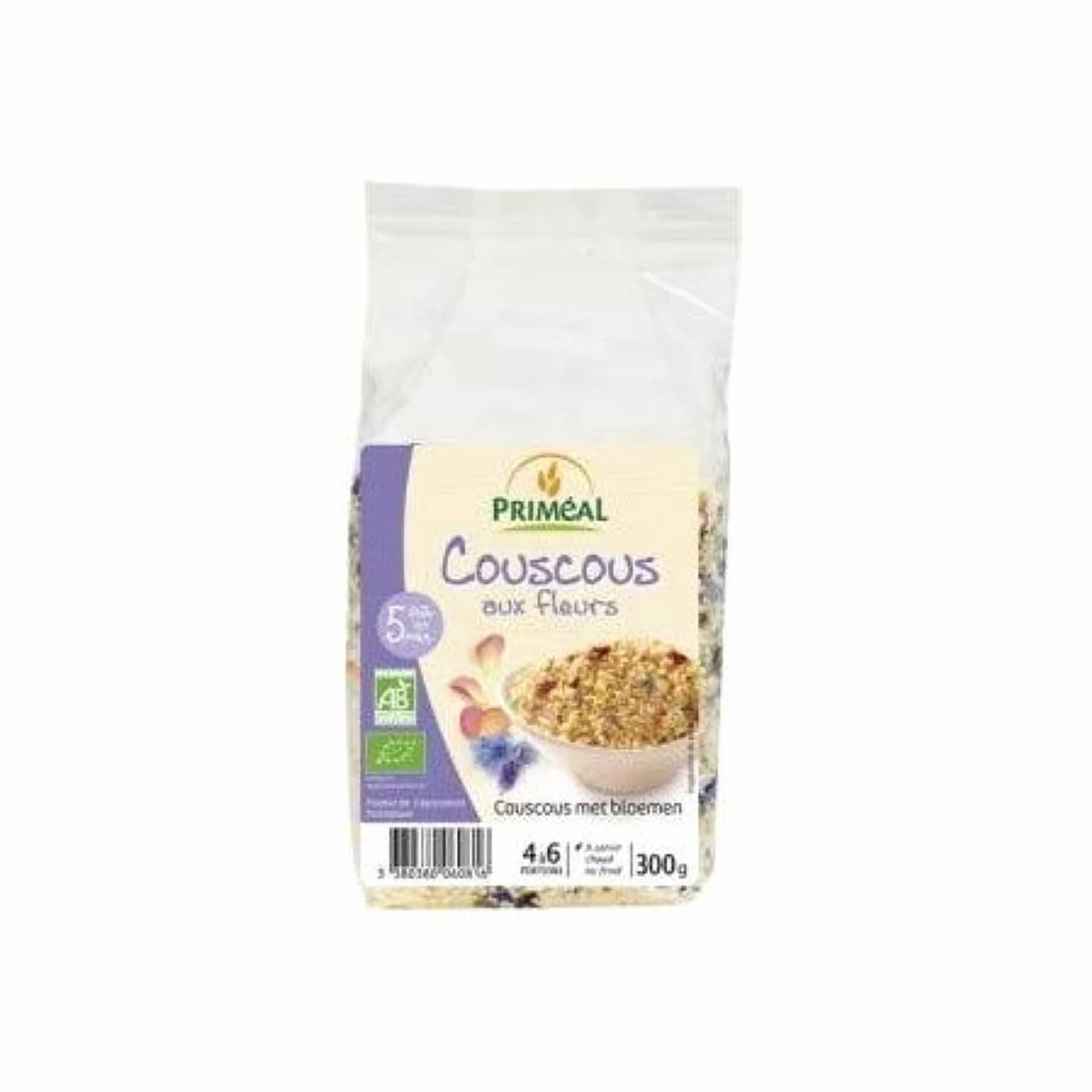 Primeal Couscous Con Flores 300 G 300 G - 100 g