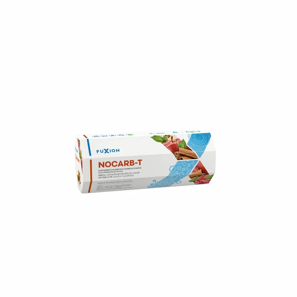 NOCARB T Té de Fibras Solubles, Yacon, Manzana, Canela y Green Tea. Te divina solucion para Control de Azúcar y Carbohidratos. Infusiones sin azucar. Tea bags de 5g (Pack 1, 35, gramo)