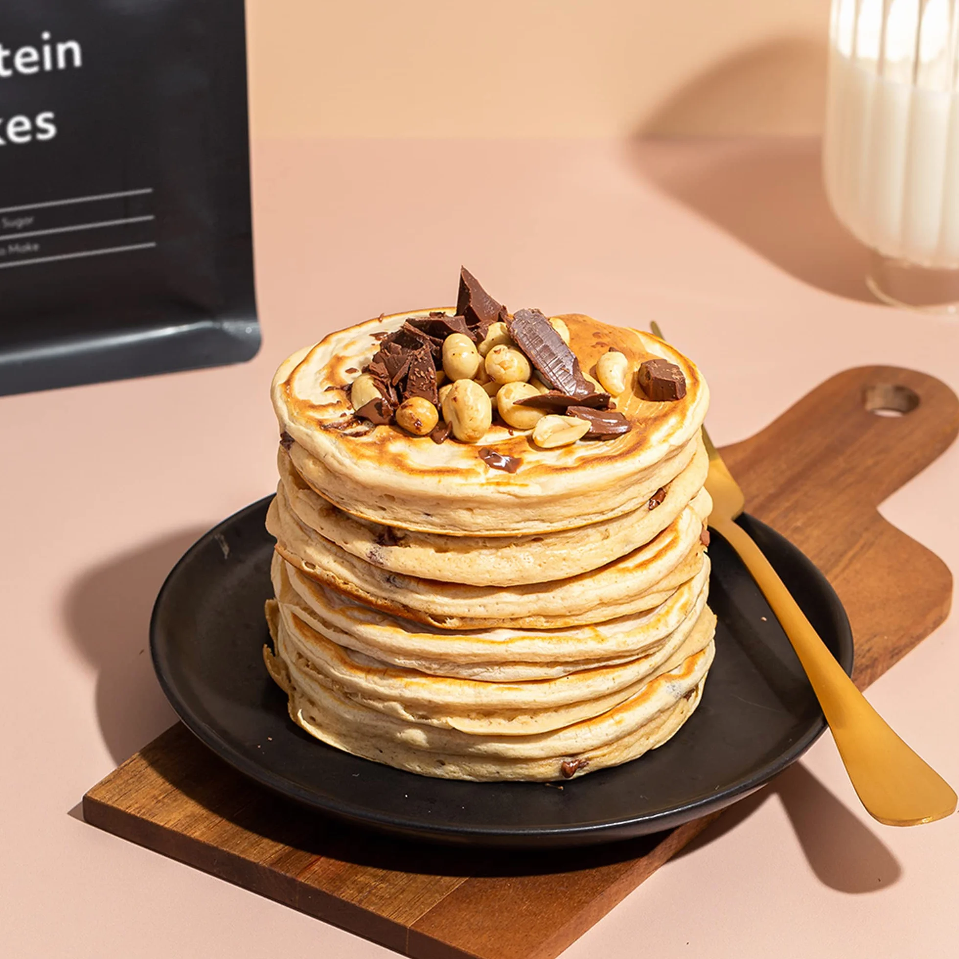 Protein Works | Diet Protein Pancakes – GOLD Innovation, Mezcla Pancakes Proteicos Premium, Desayuno Bajo en Calorías, Bajo Grasa & Azúcar, Apoya Pérdida de Peso, Natural, 25 Porciones, 1kg