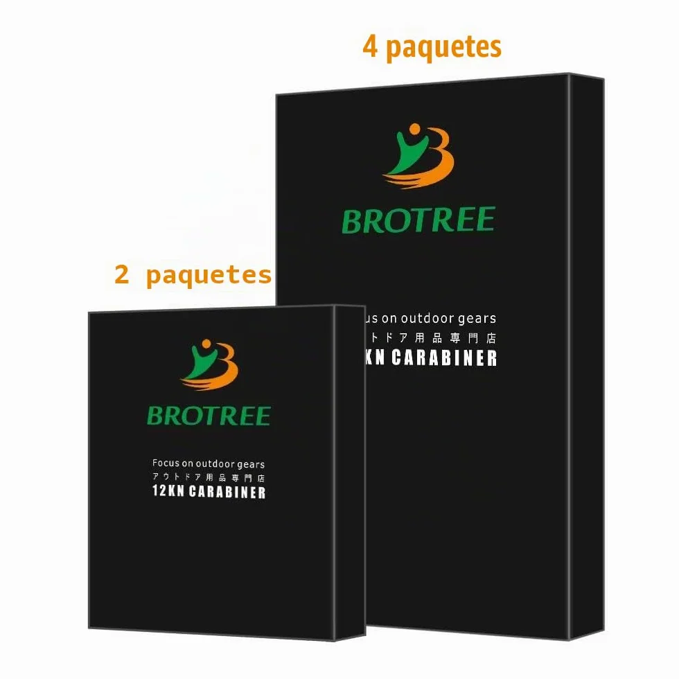 Mosquetones de Bloqueo 12KN (1200 kg) Aluminio Resistente Cierre Resorte 8cm Forma D para Hamaca Senderismo Gimnasio