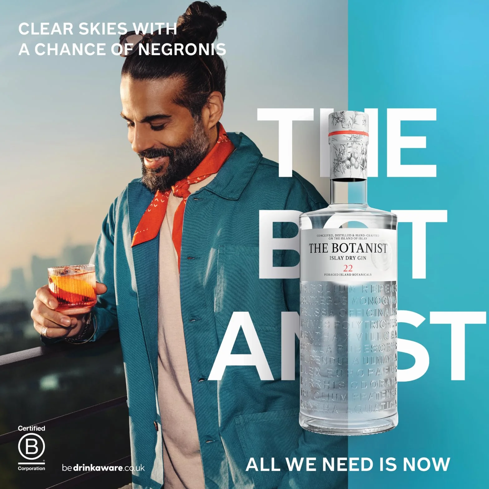 THE BOTANIST - Ginebra, Islay Dry Gin 22, 46% Volumen de Alcohol, 70 cl