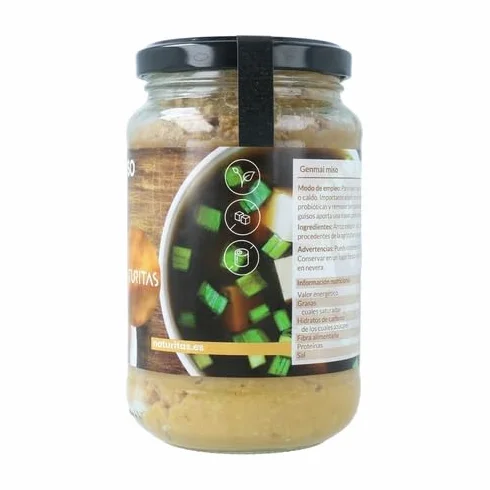 Pack Genmai Miso sin pasteurizar Bio | 2x380g | Naturitas Essentials | Pasta de miso | Miso japonés | Salsas