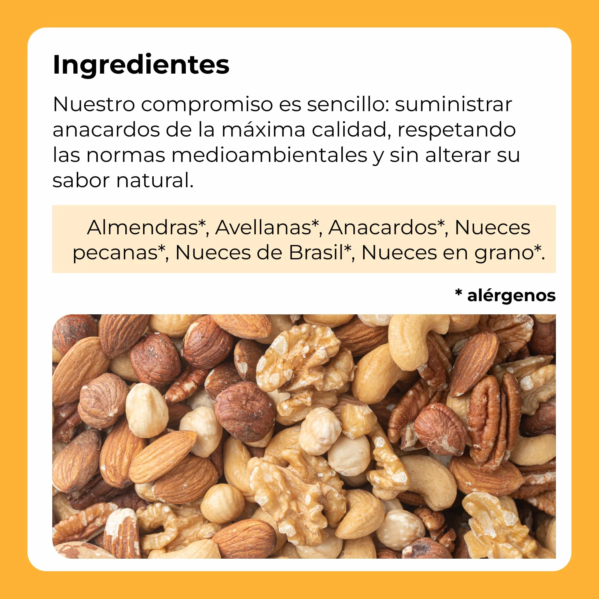 Mezcla frutos secos 1 Kg Almendras Avellanas Anacardos Pecanas Nueces Brasil Naturales Vegano No GMO Dorimed