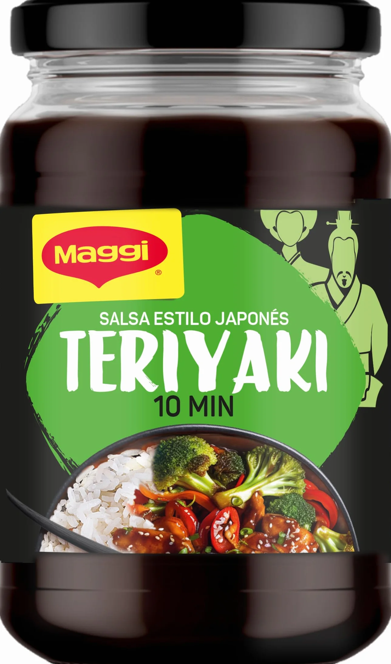 Maggi Salsa Asiática Teriyaki 6 x 355 g