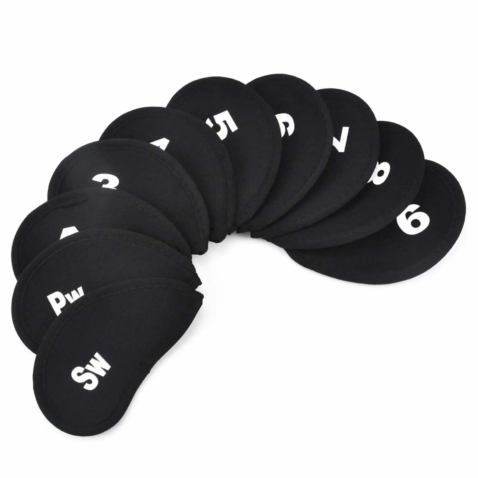 Fundas para Cabeza de Club de Golf – Fundas Protectoras de Hierro con Número Impreso – 2 Piezas
