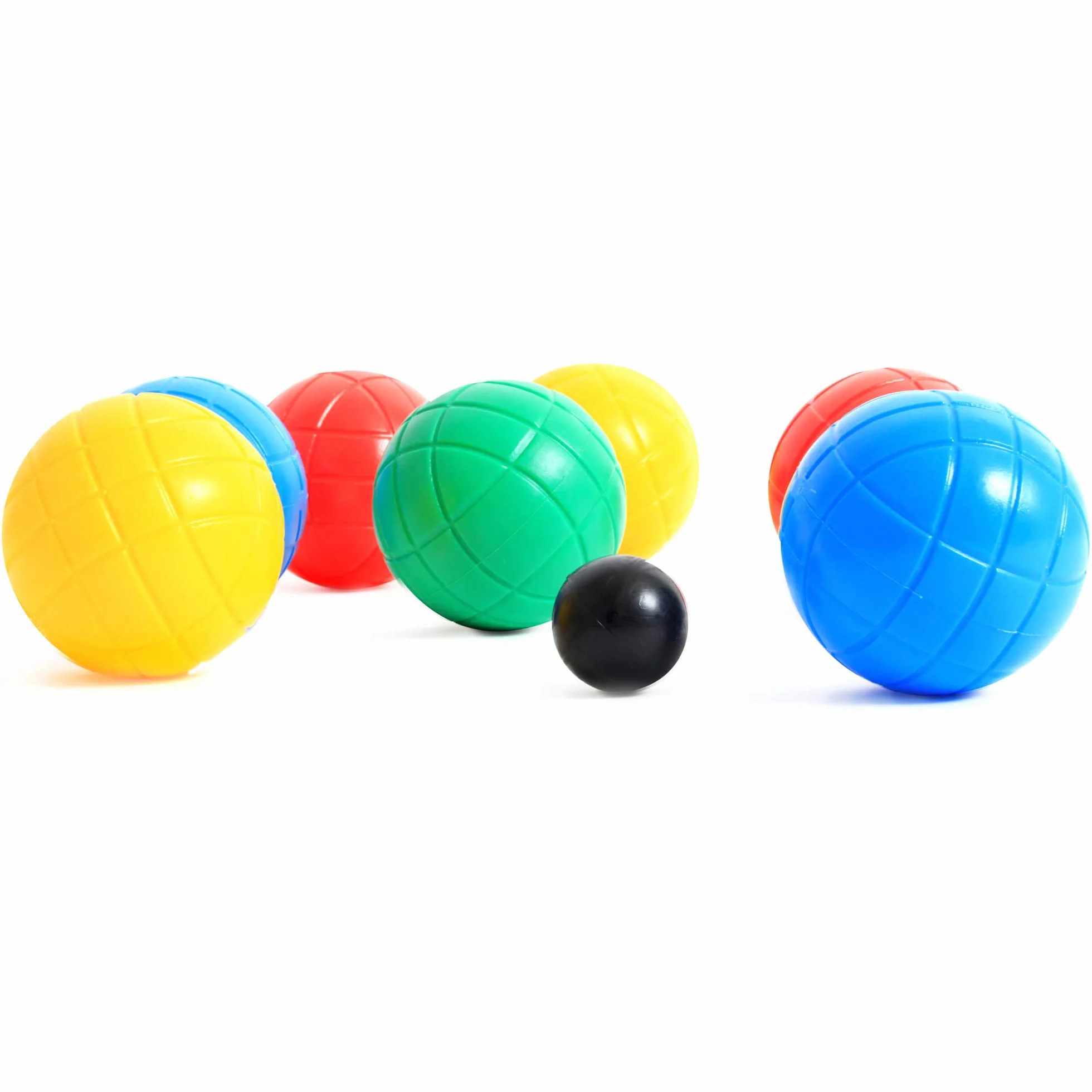 BLUE SKY 8 Bolas de Petanca Juego de Habilidad Aire Libre 7 cm Plástico Multicolor Infantil