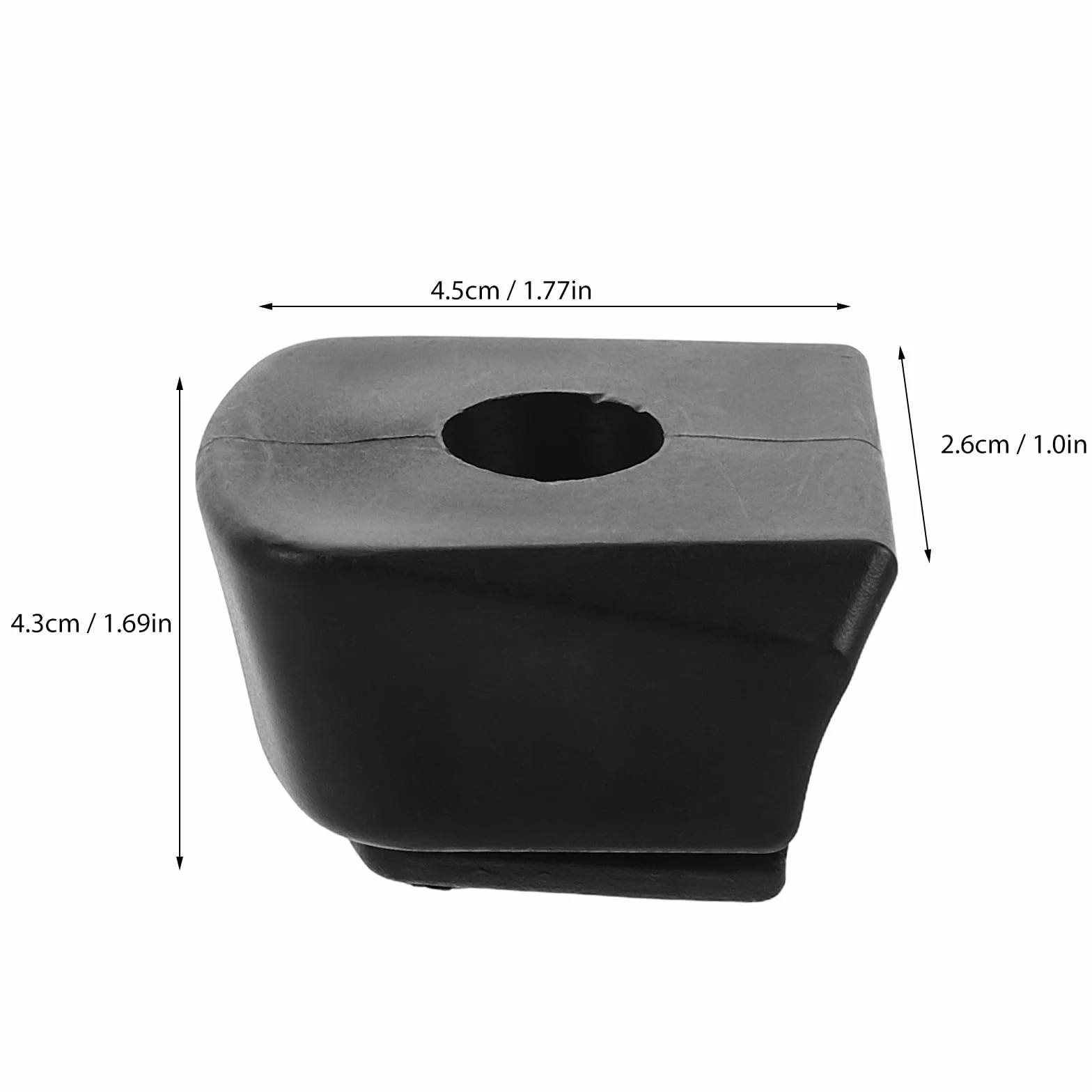 Topes de Freno PU Negro para Patines en Línea Compatibles Ruedas Accesorio Resistente al Desgaste