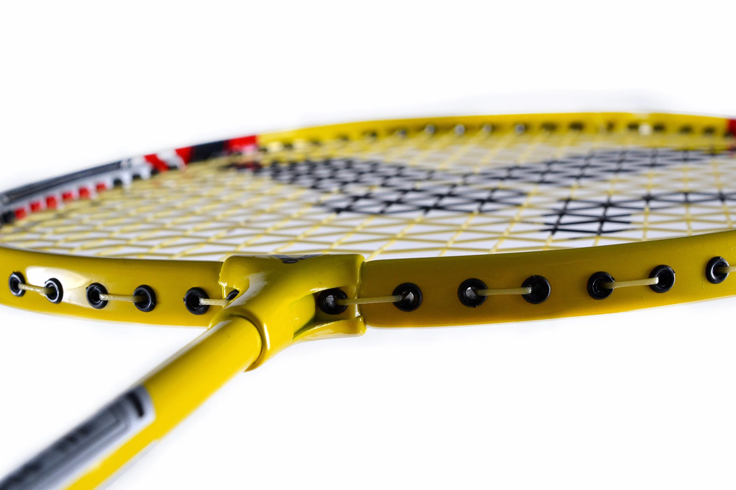 Victor AL 2200 Badminton Racket Yellow Single Set with Shuttlecock Carry Bag