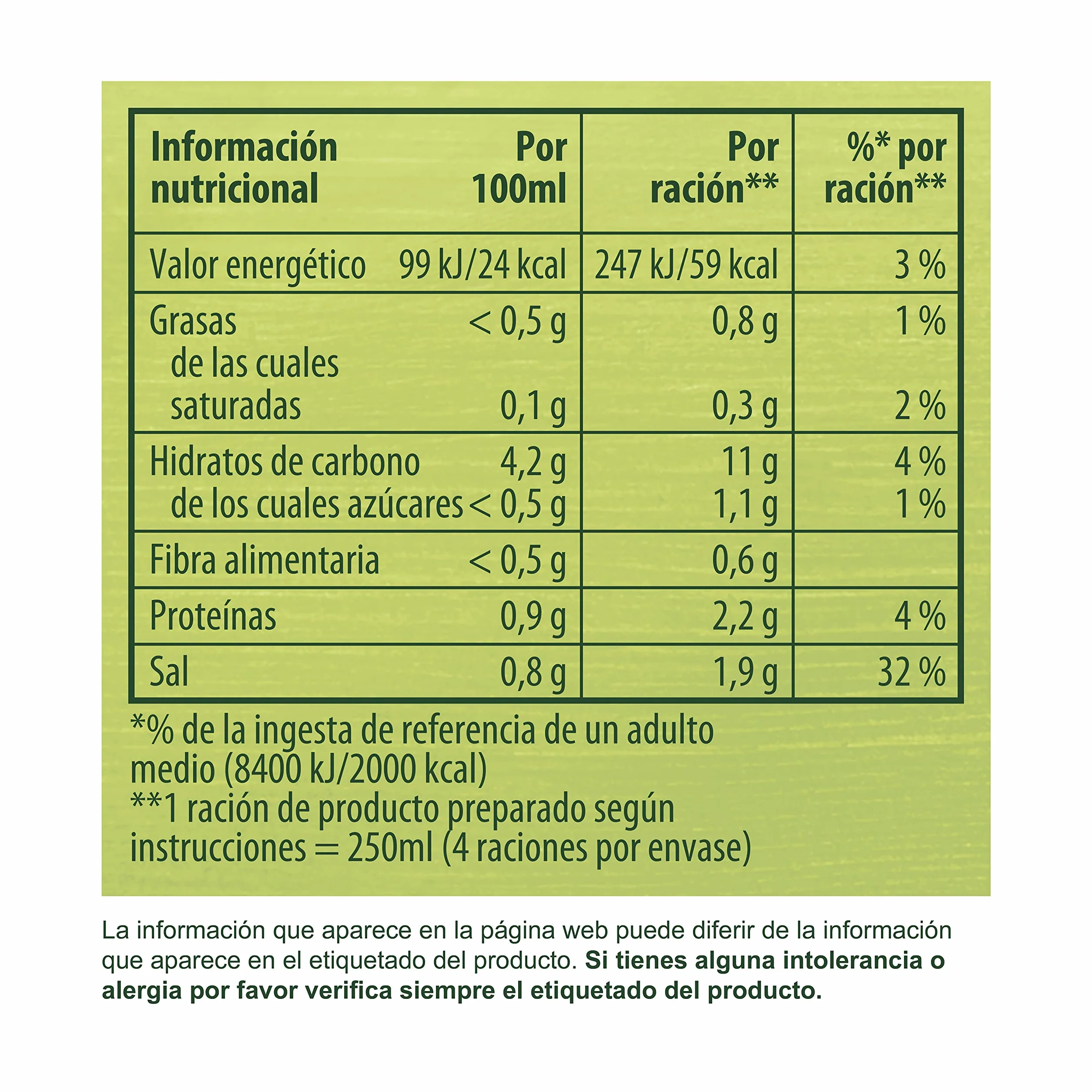 Knorr Sopa Rabo de Buey 71g - Pack de 10