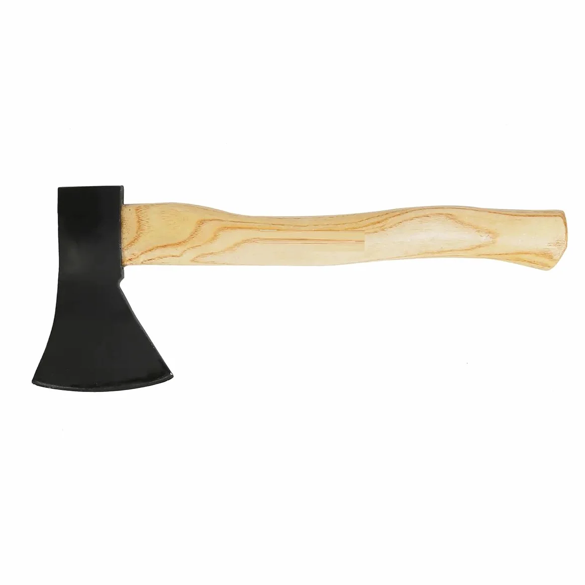 Hacha Pequeña de 600 g con Mango de Madera, Cabeza de Acero al Carbono, Longitud 36 cm