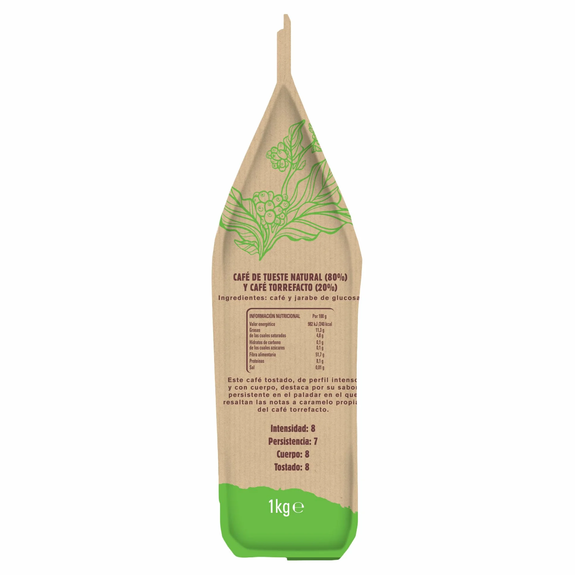 Bonka café tostado en grano para hostelería mezcla - 1 paquete x 1 kg