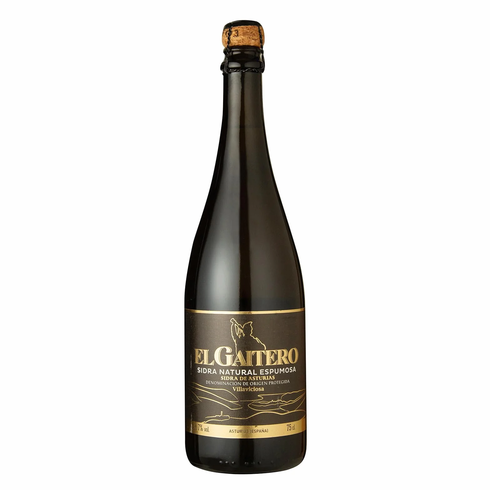 El Gaitero Sidra Etiqueta Negra 75cl DOP