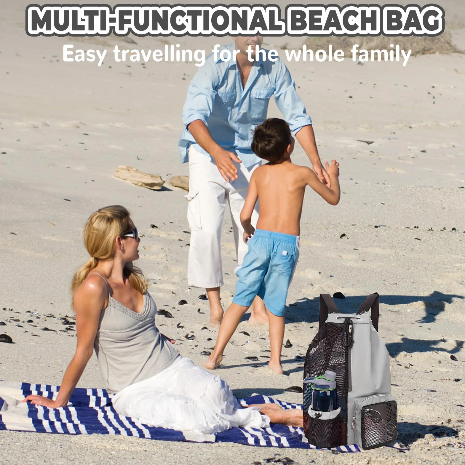 dellyy Mochila Natacion Impermeable Gran Capacidad Unisex Rosa
