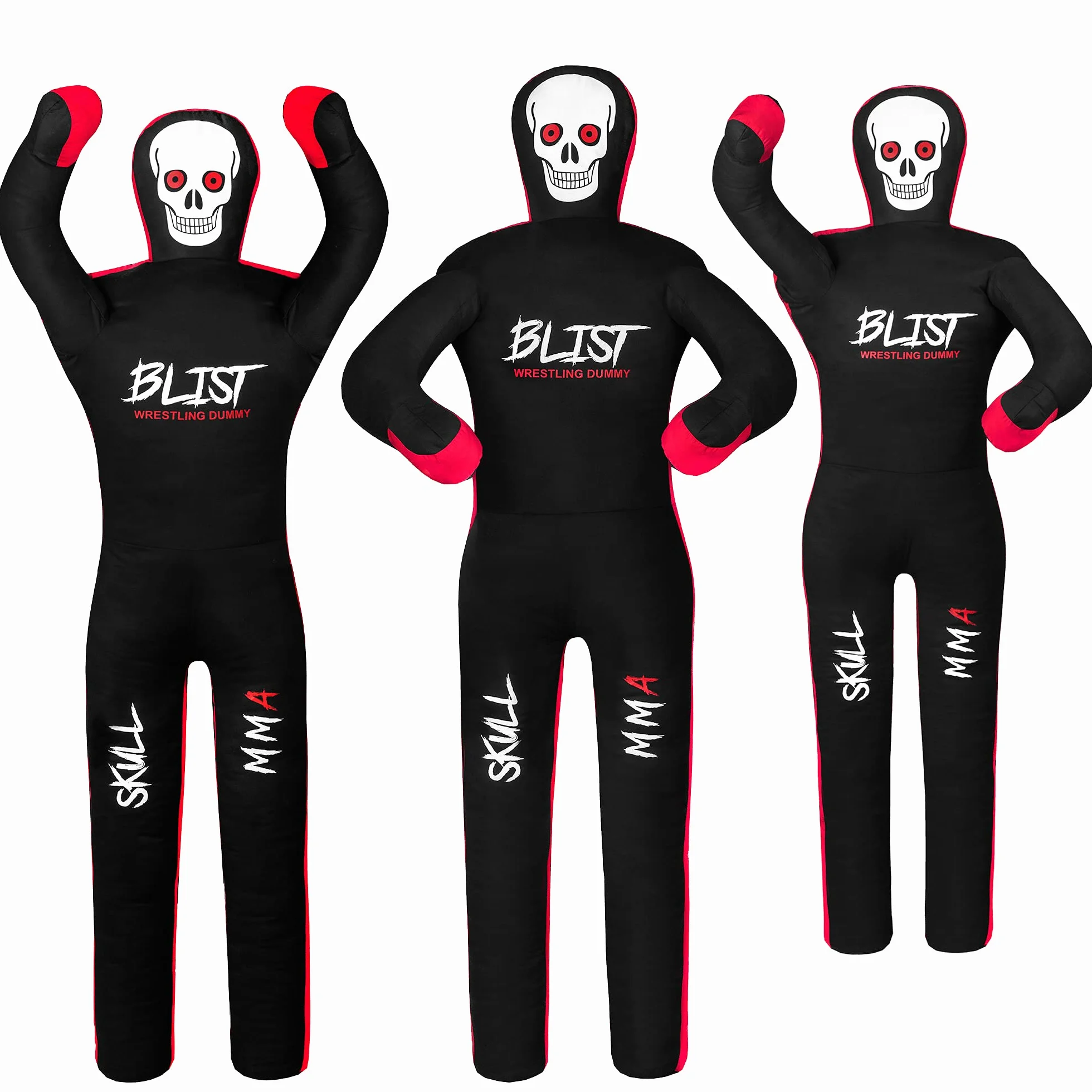 Blist Saco de boxeo brasileño BJJ Jiu Jitsu 70 pulgadas negro