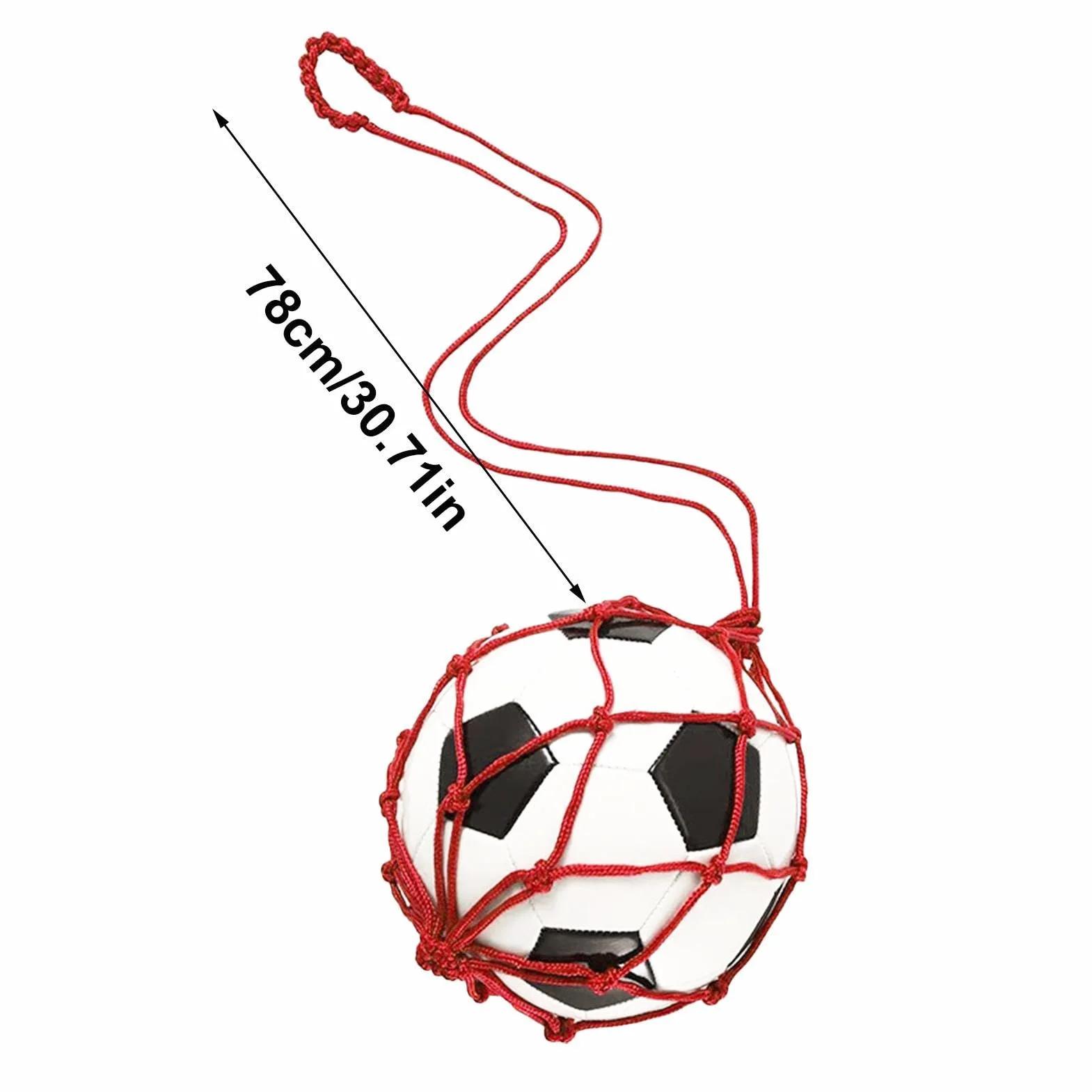 Mesh Ball Bag Nylon Drawstring 1 Ball Carrier Soccer Football Volleyball Storage Net Balls Bag Multifunctional Sports Holder