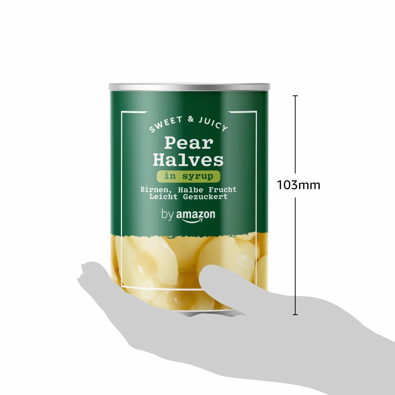 By Amazon Pera En Mitades En Almibar, 411g