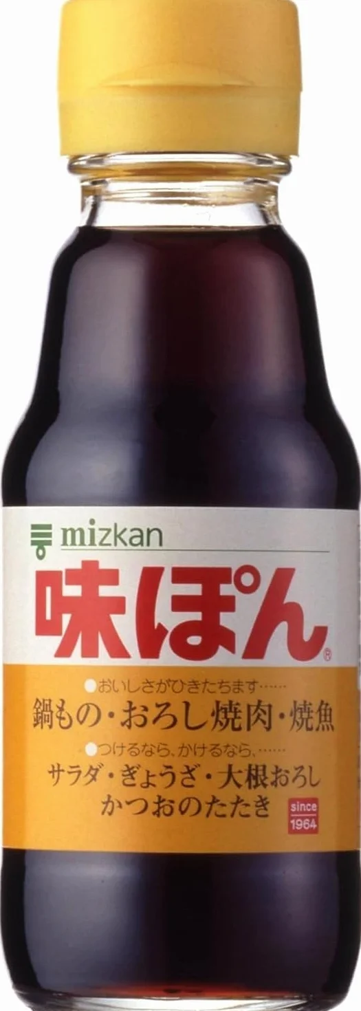 Mitsukan Ajipon Salsa de Soja Japonesa Ponzu Cítrica, 150ml, Importada de Japón