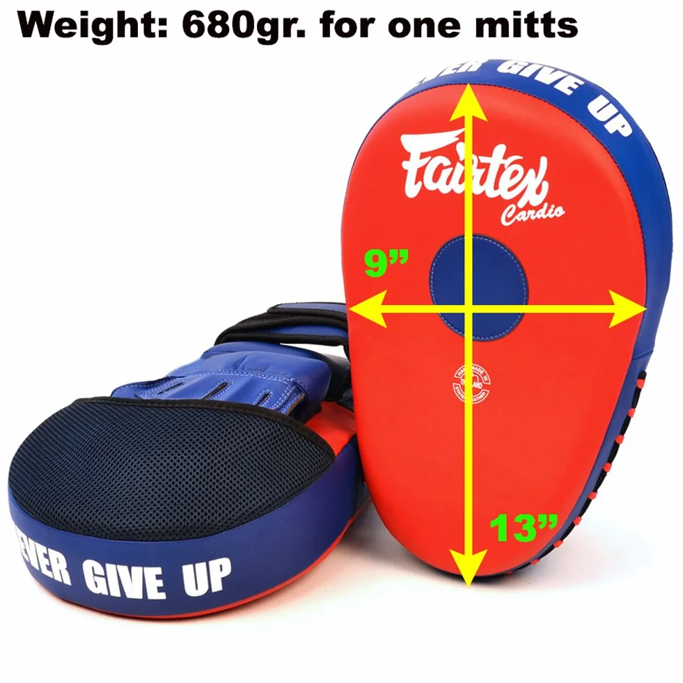 Fairtex FMV13 Focus Mitts Muay Thai Pads Thai Boxing Red