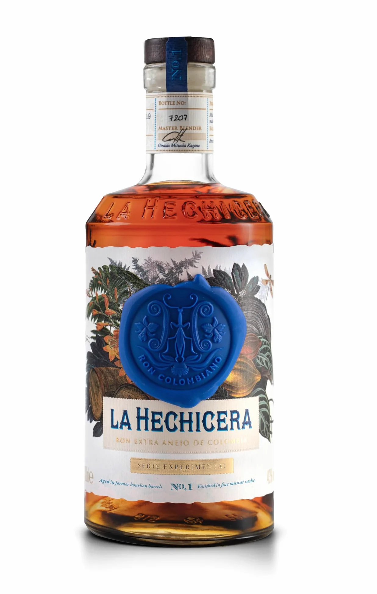 La Hechicera Serie Experimental N.1 Ron Extra Añejo de Colombia - 700 ml