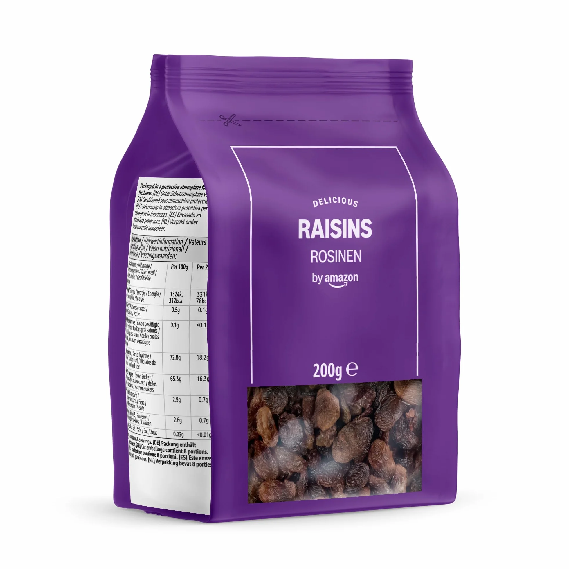 by Amazon UVAS PASAS 6 x 200 g