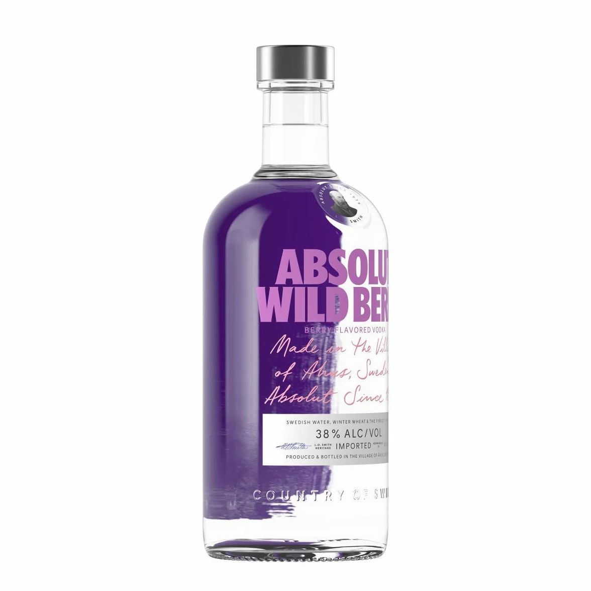 Absolut WILD BERRY Flavored Vodka 38% Vol. 0,7l