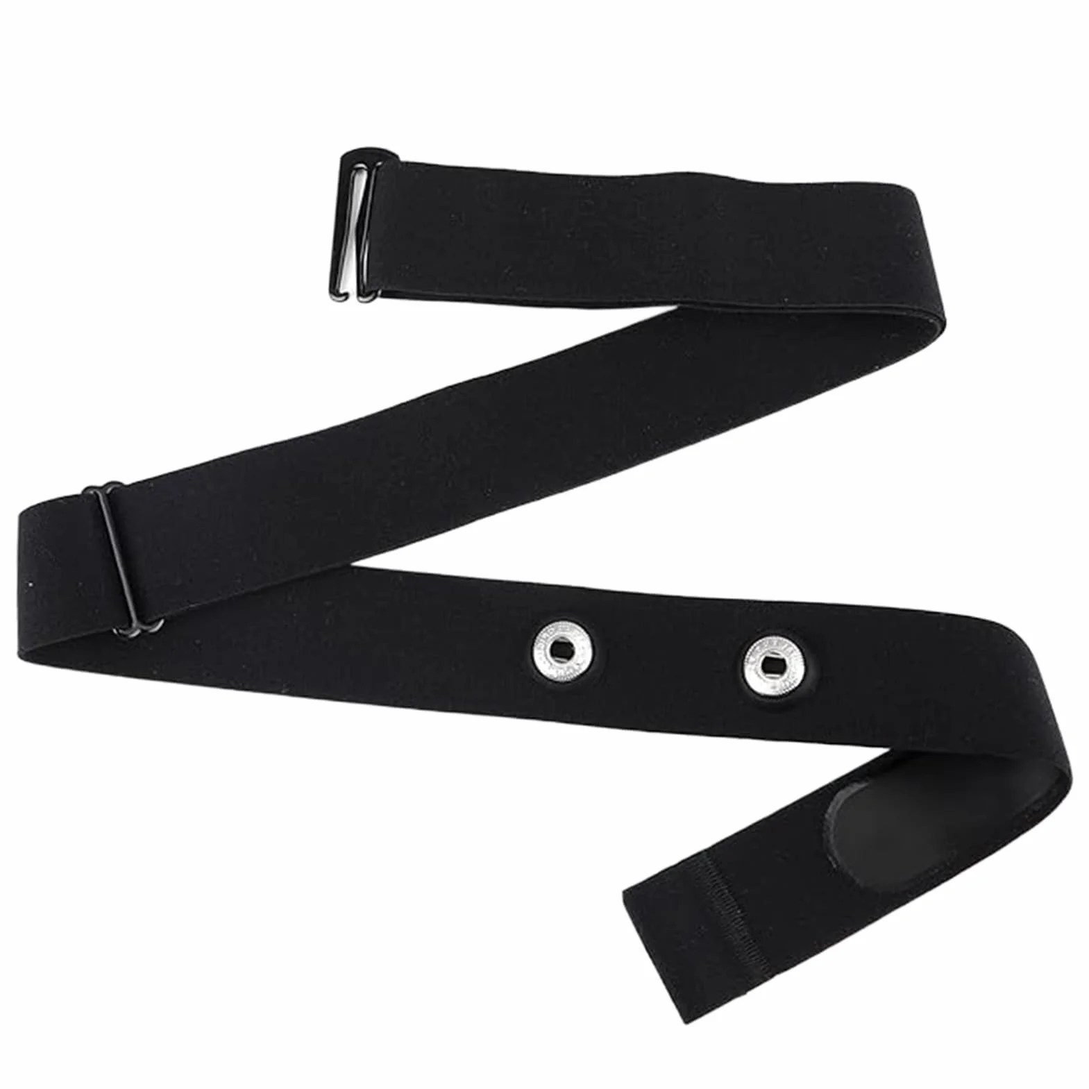 Banda de cardio elástica ajustable 65-98 cm, correa de repuesto nailon y spandex, enganche 45 mm para entrenamiento cardiovascular