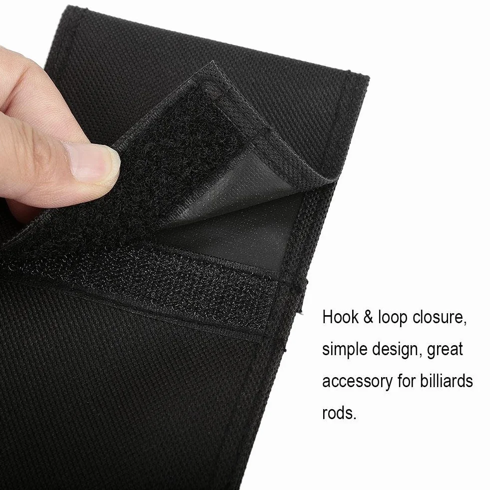 Tbest Funda de Reemplazo para Tacos de Billar, Bolsa de Nylon para Piscina Snooker, Estuche de Transporte 1/2 3/4 Tamaño Negro