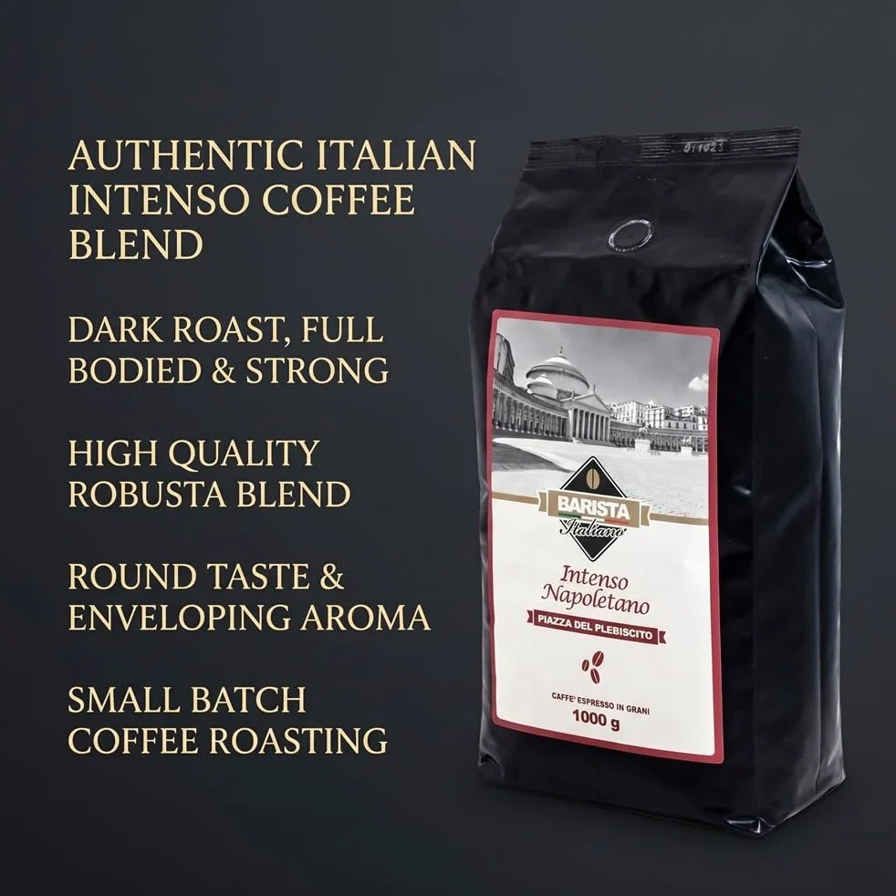 Barista Italiano - 2 x 1KG Café Natural En Grano (VARIEDAD DE CAFÈ) | Made in Italy