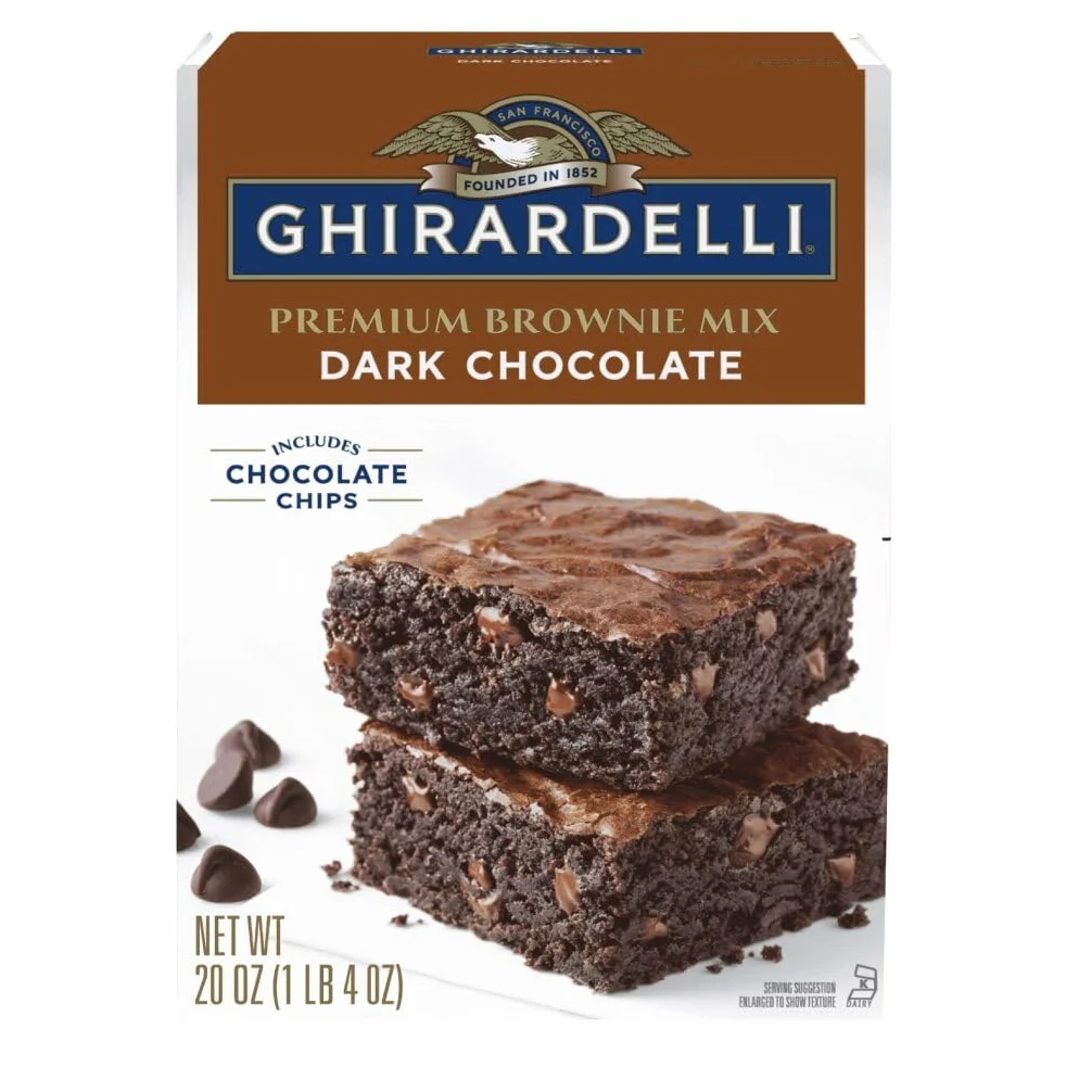 Ghirardelli Dark Chocolate Brownie Mix, 20 oz