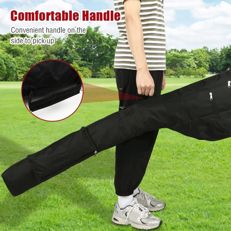 Bolsa de Golf Plegable Portátil para 8-10 Palos, Mini Bolsa Impermeable para Mujeres y Hombres