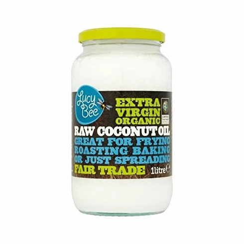 Lucy Abeja Virgen Extra Prima 1L De Aceite De Coco Orgánico - Paquete de 2