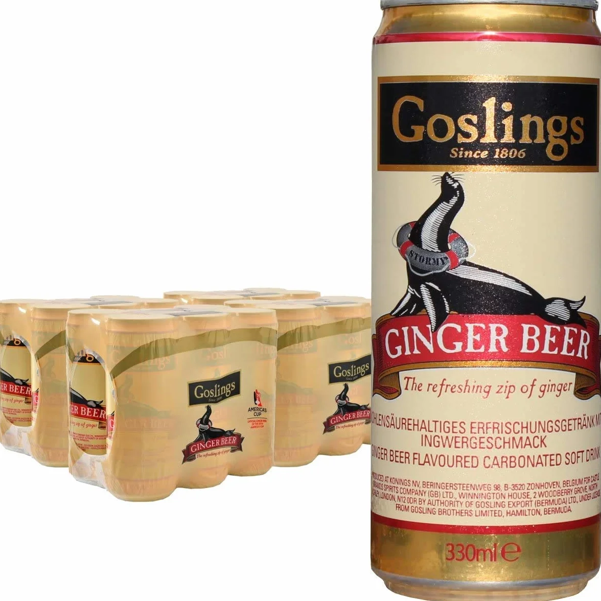Goslings Ginger Beer 330 ml Case of 24