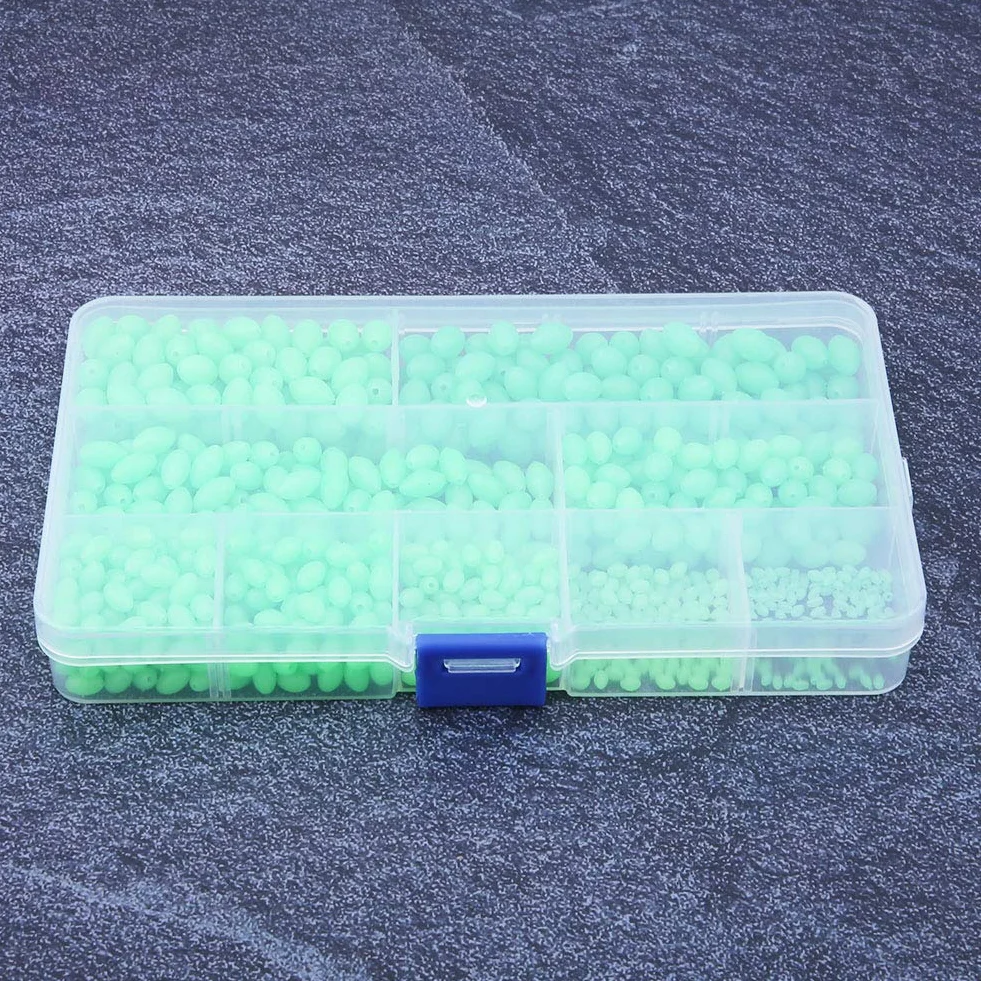 SUNGOOYUE Perlas de Pesca Luminosas 900 Piezas Multifuncional para Pesca Agua Salada Dulce