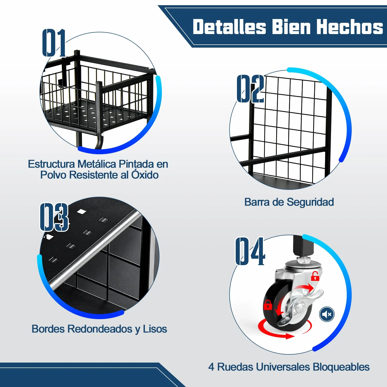 COSTWAY Estante de Almacenamiento para Bolsa de Golf con Ruedas Bloqueables
